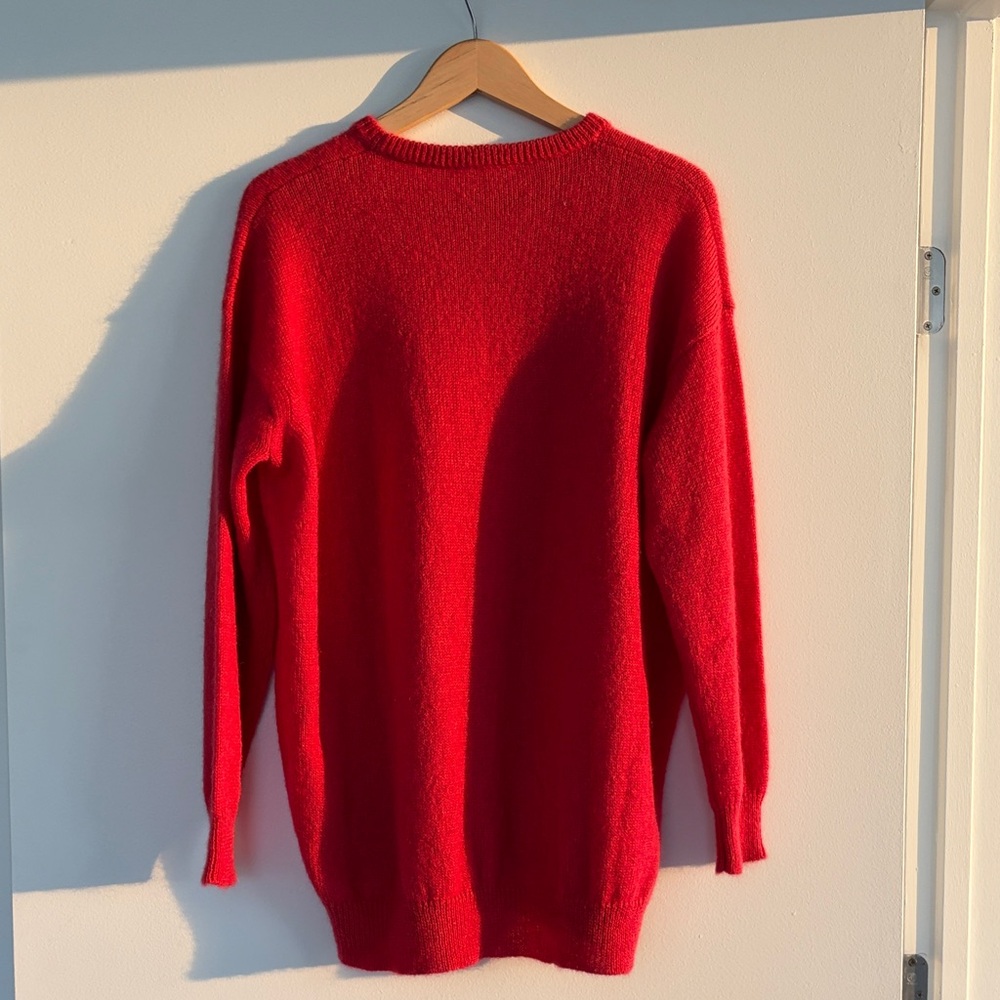MaxMara Vibrant Red Crewneck Sweater - Picture 7 of 10
